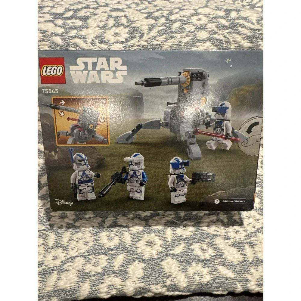 LEGO Set 75345 Star Wars: 501st Clone Troopers Battle Pack Brand New Sealed Box
